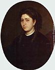 Ivan Nikolaevich Kramskoy Portrait of a Young Woman Dressed in Black Velvet painting
